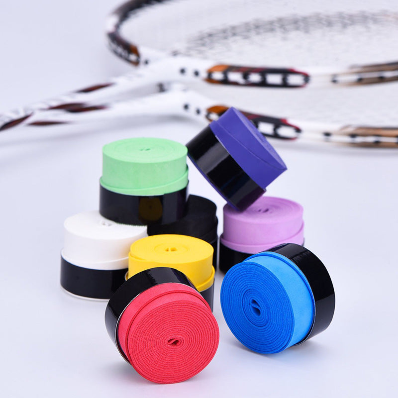 Frosted Dry Grip Tape for Badminton & Tennis Rackets, Black, 1 Piece